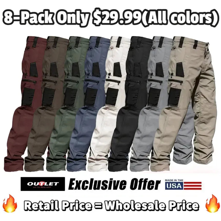 Men's Loose-Fit Utility Jeans All Colors Included