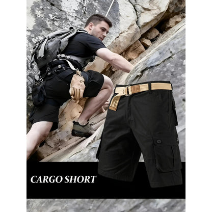 Men's Rugged Multi-Pocket Tactical Cargo Shorts
