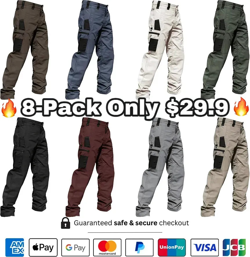 Men's Loose-Fit Utility Jeans All Colors Included